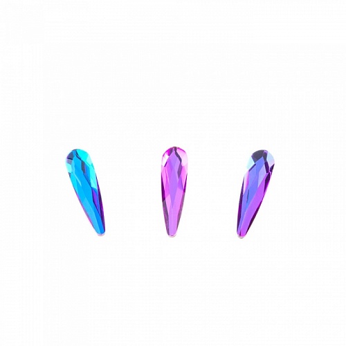Стразы TNL для дизайна ногтей сине-лиловые10шт\уп