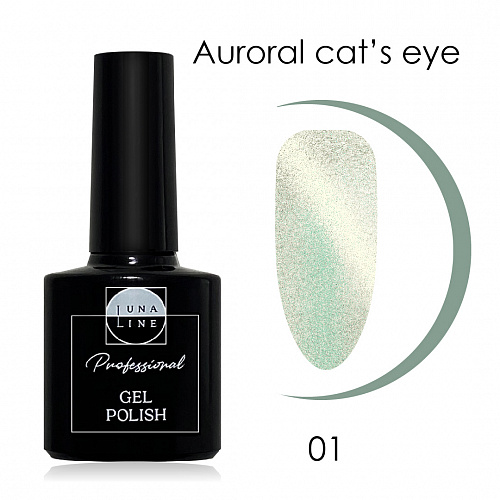 Гель-лак LunaLine Auroral Cat&#039;s eye